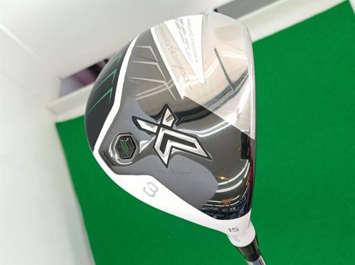 【中古】 ダンロップ XXIO(2022) eks ホワイト 3W フェアウェイウッド FW Miyazaki AX-2(FW) (フレックスS) メンズ 男性用 右利き 右用 Bランク ゴルフクラブ