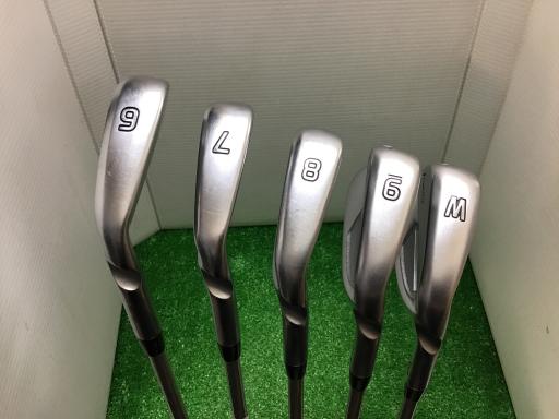 【中古】 ピン i525 5S アイアンセット IR 純正特注シャフト (フレックスS) メンズ 男性用 右利き 右用 Cランク ゴルフクラブ 41,982円