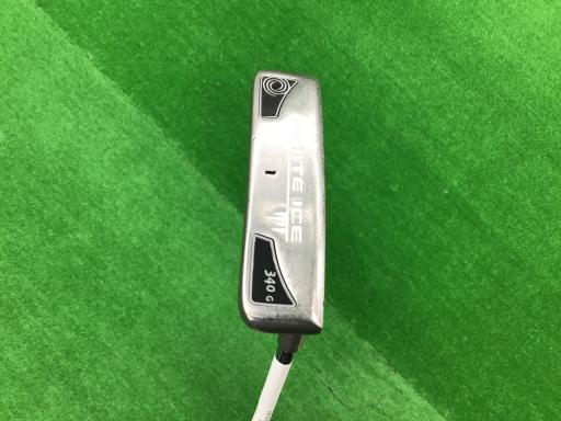 【中古】 オデッセイ WHITE ICE #1 34in パター PT スチール写真 (フレックス余分の物) メンズ 成人男性用 右利き 右用 C序列付ける ゴルフ野球クラブ