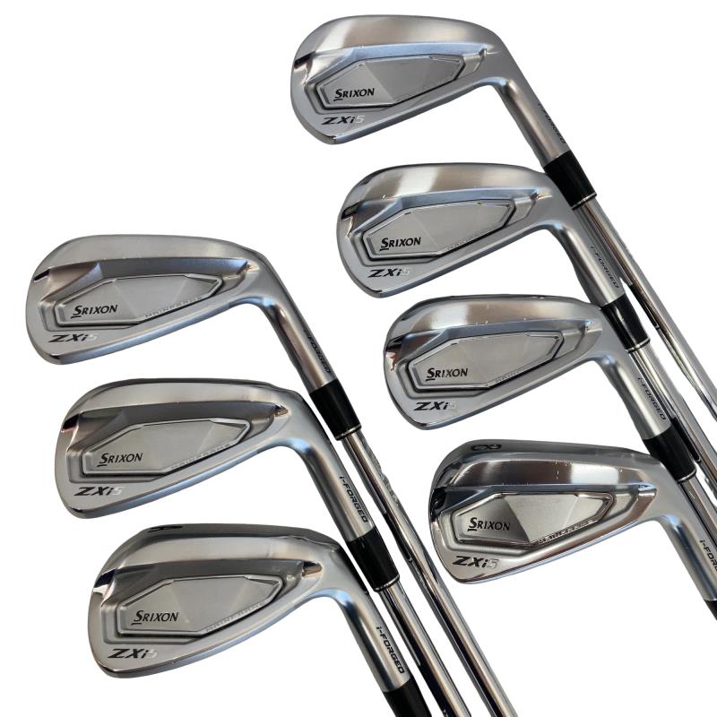 【中古】 ダンロップ SRIXON ZXi5 8S アイアンセット IR 純正特注シャフト (フレックスR) メンズ 男性用 右利き 右用 Cランク ゴルフクラブ
