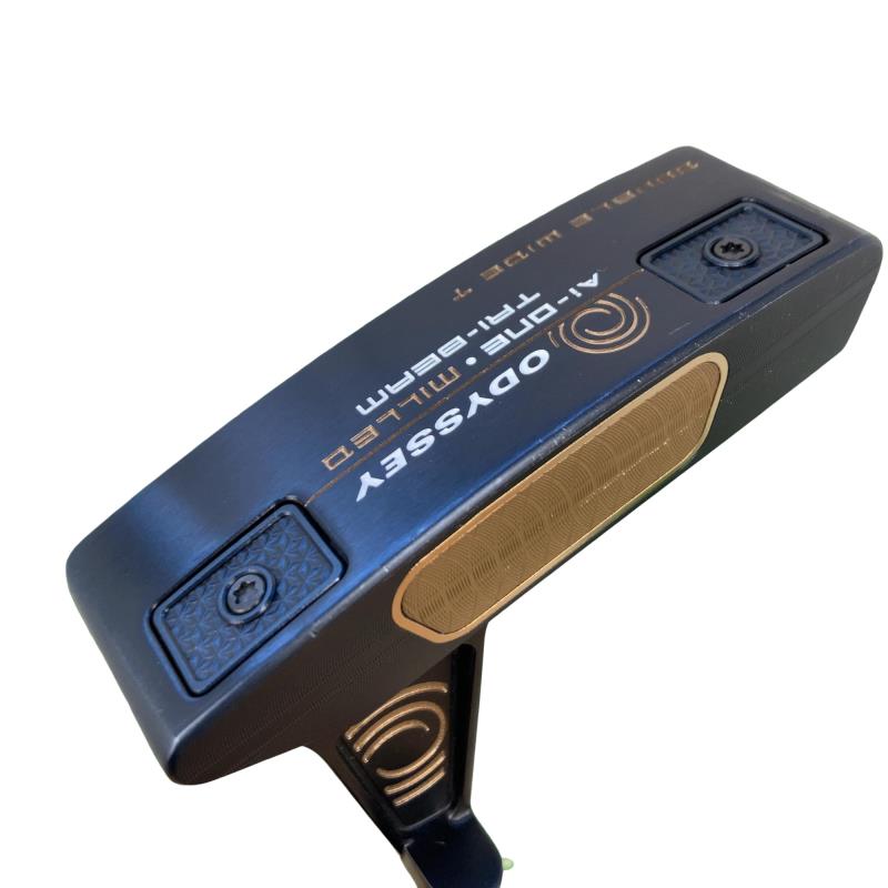 【中古】 オデッセイ Ai-ONE・MILLED TRI-BEAM DOUBLE WIDE T CH 34インチ パター PT STROKE LAB 90 スチール (フレックスその他) メンズ 男性用 右利き 右用 Cランク ゴルフクラブ