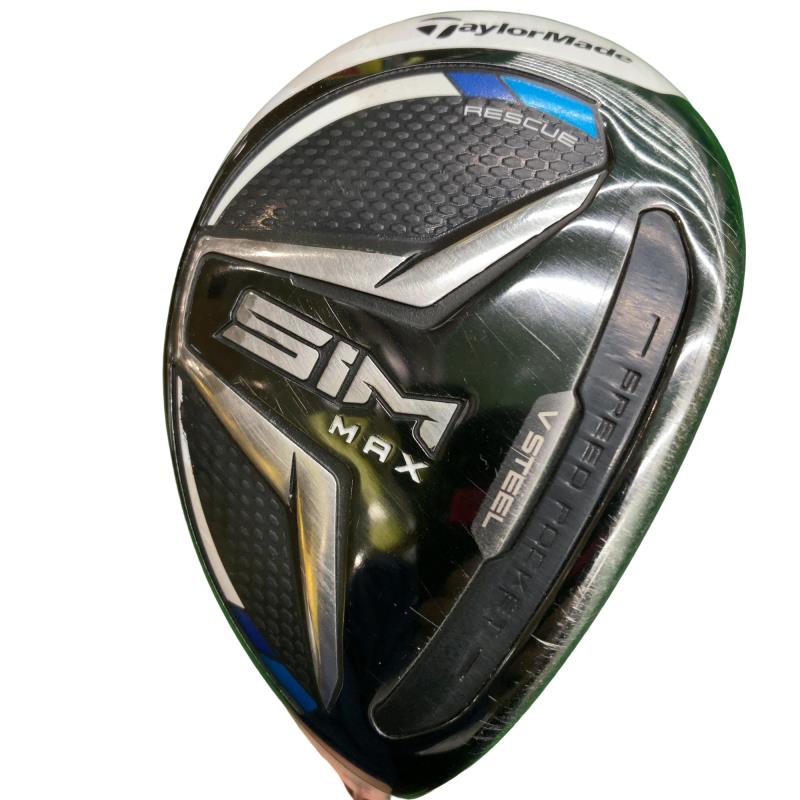 【中古】 テーラーメイド SIM MAX U4 ユーティリティ UT 純正特注シャフト (フレックスS) メンズ 男性用 右利き 右用 Cランク ゴルフクラブ