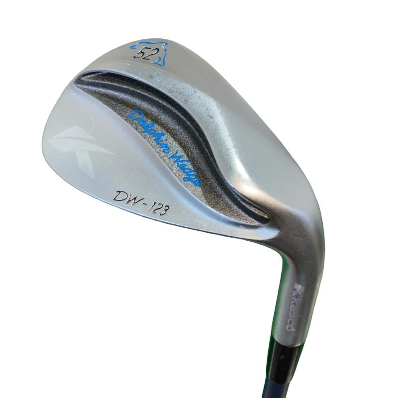【中古】 キャスコ Dolphin Wedge DW-123 しろがね色 52° レディース ウェッジ WG Dolphin DP-231 (フレックスL) レディース お上さん用 右利き 右用 C序列付ける ゴルフ野球クラブ