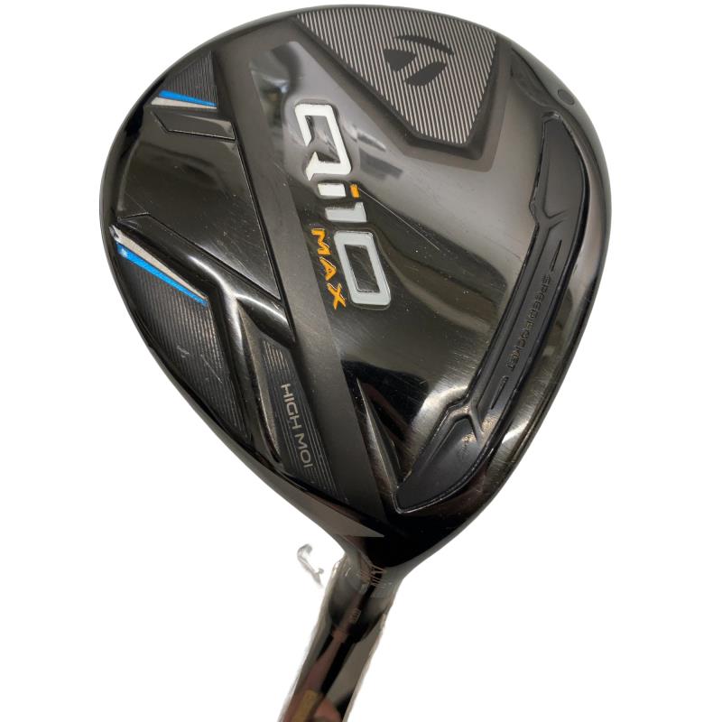 【中古】 テーラーメイド Qi10 MAX 7W フェアウェイウッド FW 純正特注シャフト (フレックスSR) メンズ 男性用 右利き 右用 Cランク ゴルフクラブ