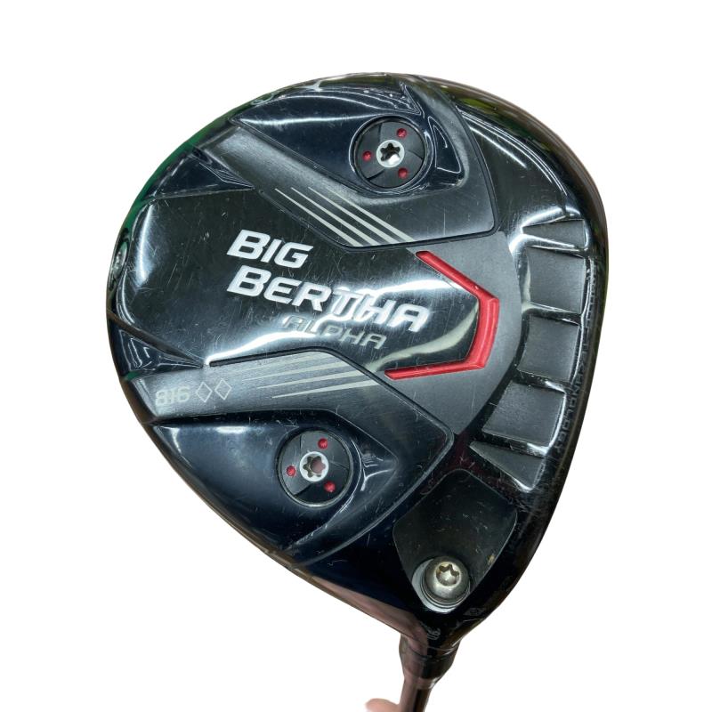 【中古】 キャロウェイ BIG BERTHA ALPHA 816◆◆ 9° ドライバー DR BIG BERTHA(2015)ドライバー (フレックスS) メンズ 男性用 右利き 右用 Cランク ゴルフクラブ