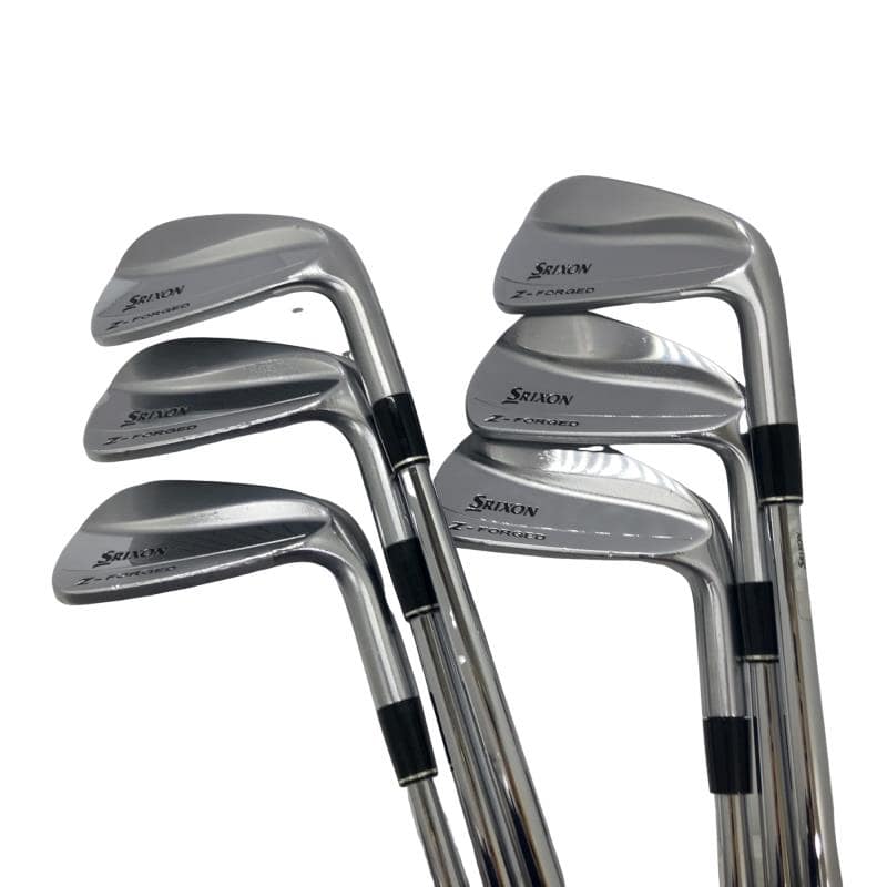 【中古】 ダンロップ SRIXON Z-FORGED 6S アイアンセット IR 純正特注シャフト (フレックスS) メンズ 男性用 右利き 右用 Cランク ゴルフクラブ