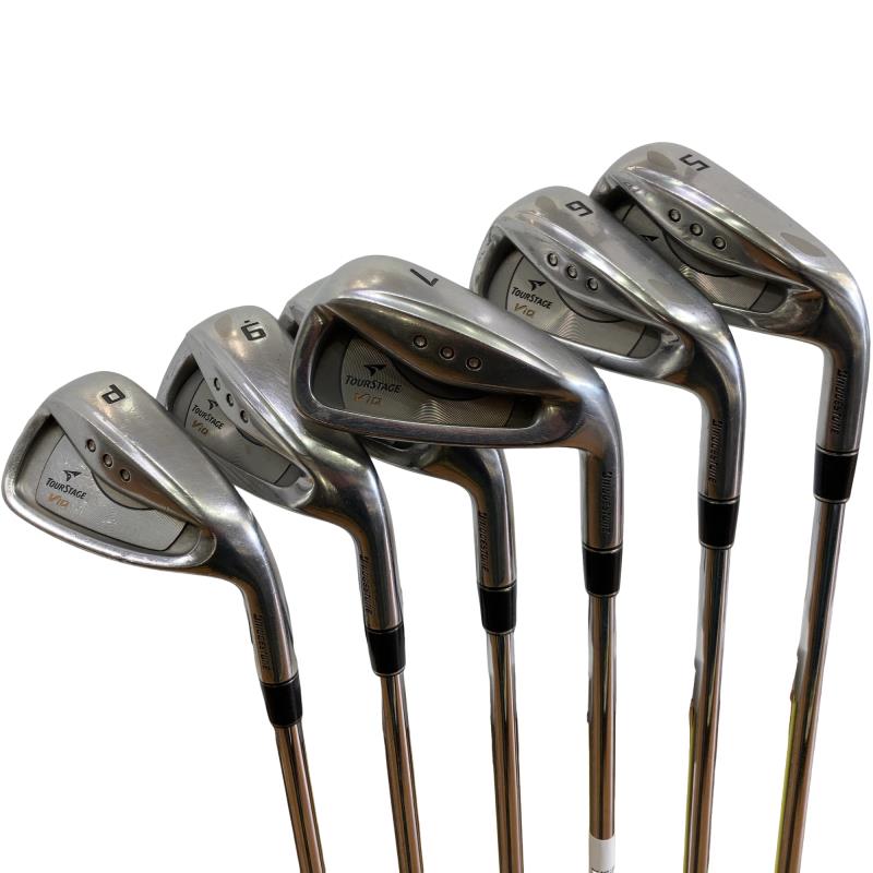 【中古】 ブリヂストン TOURSTAGE ViQ(2006)  6S アイアン書き割り IR NS PRO 900GH ウェイトフロー (フレックスS) メンズ 成人男性用 右利き 右用 C位置づける ゴルフ野球クラブ