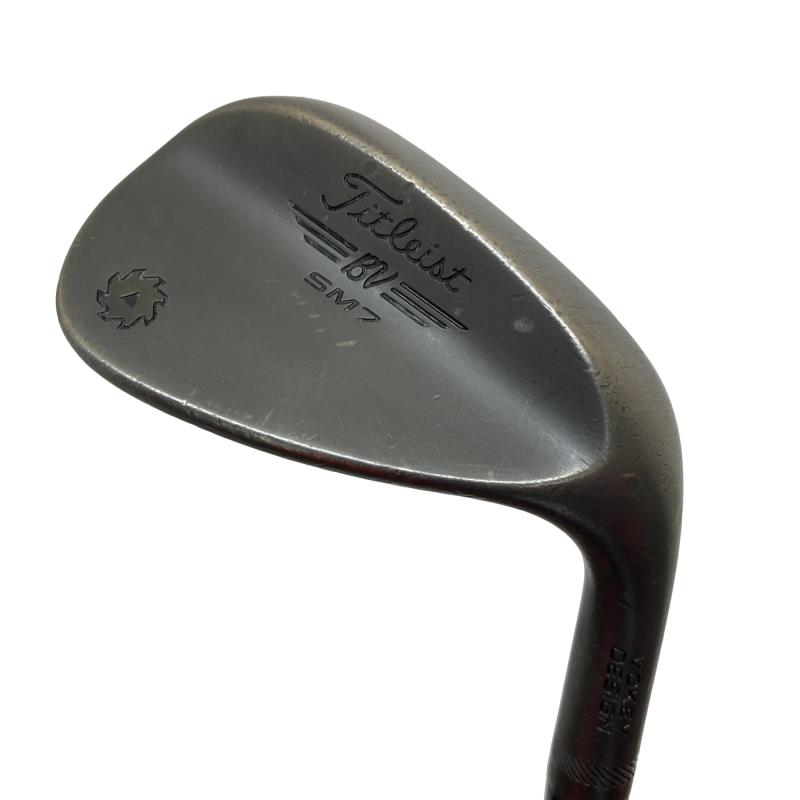 【中古】 タイトリスト VOKEY SPIN MILLED SM7 ジェットブラック 56°/14°F ウェッジ WG Dynamic Gold (フレックスS) メンズ 男性用 右利き 右用 Cランク ゴルフクラブ