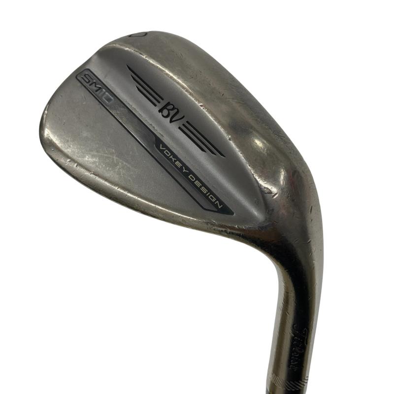 【中古】 タイトリスト VOKEY SPIN MILLED SM10 ニッケル 60°/12°D ウェッジ WG 純正特注シャフト (フレックスS) メンズ 男性用 右利き 右用 Cランク ゴルフクラブ