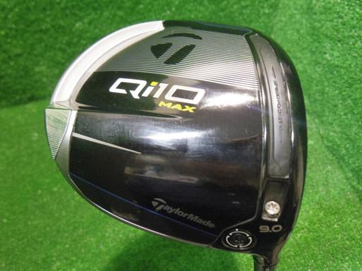 【中古】 テーラーメイド Qi10 MAX 9° ドライバー DR 純正特注シャフト (フレックスS) メンズ 男性用 右利き 右用 Cランク ゴルフクラブ