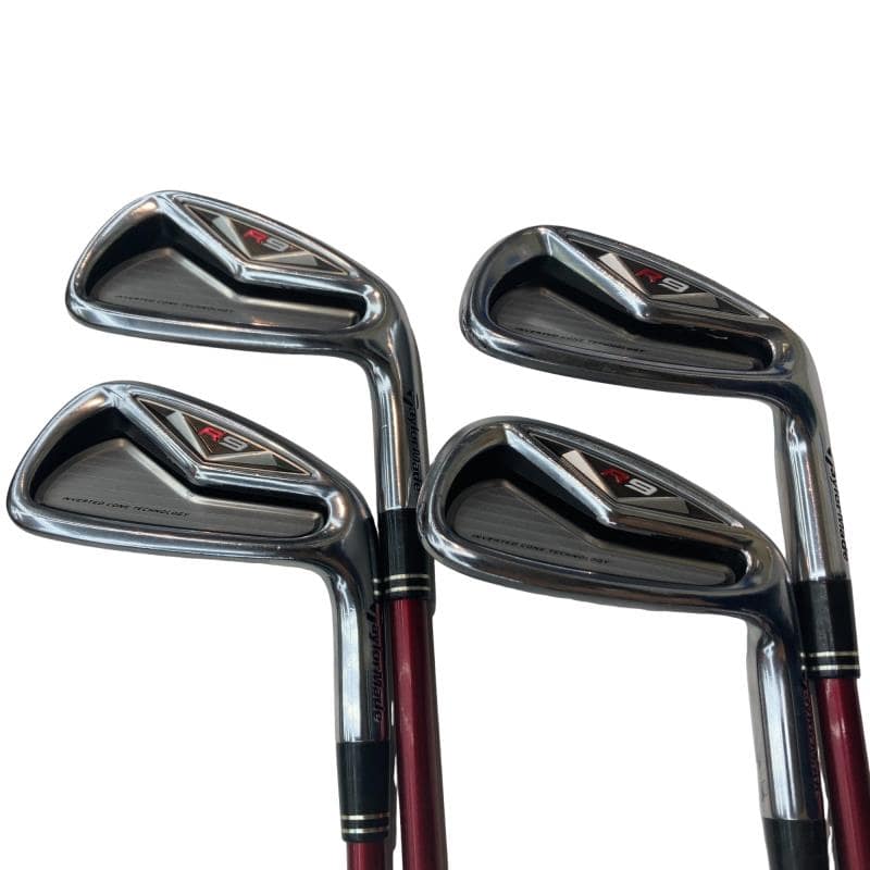 【中古】 テーラーメイド R9 8S アイアンセット IR Motore 60 (フレックスR) メンズ 男性用 右利き 右用 Dランク ゴルフクラブ
