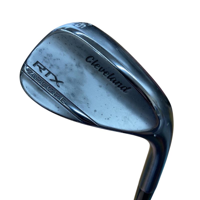 【中古】 クリーブランド Cleveland RTX ZIPCORE 黒いこと繻子 56°/12° FULL ウェッジ WG Dynamic Gold (フレックスS) メンズ 成人男性用 右利き 右用 D価値づける ゴルフ野球クラブ