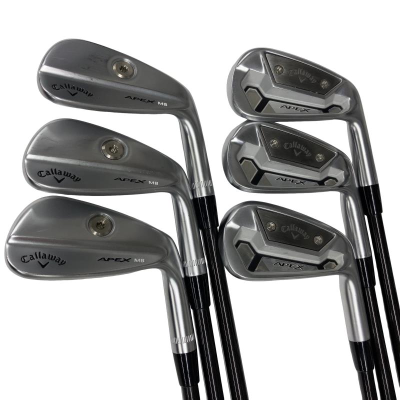 【中古】 キャロウェイ APEX ELITE COMBO(CE限定) 6S アイアンセット IR 純正特注シャフト (フレックスS) メンズ 男性用 右利き 右用 Cランク ゴルフクラブ｜ゴルフパートナー 中古クラブ店
