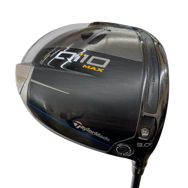 【中古】 テーラーメイド Qi10 MAX 9° ドライバー DR Diamana BLUE TM50(Qi10 DR) (フレックスS) メンズ 男性用 右利き 右用 Cランク ゴルフクラブ