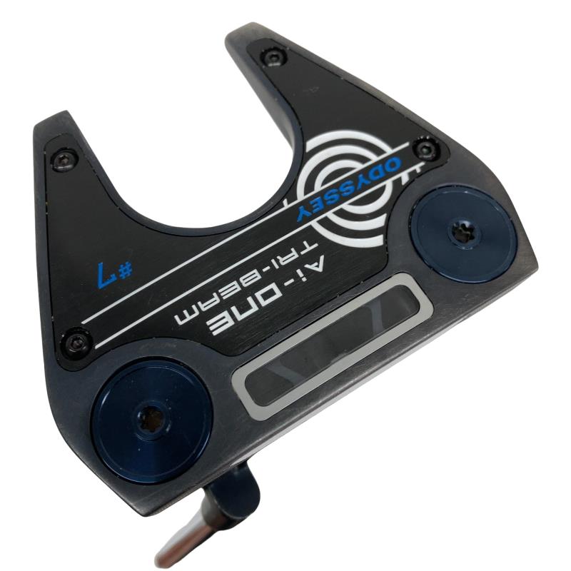 【中古】 オデッセイ Ai-ONE TRI-BEAM #7 34インチ パター PT STROKE LAB 90 スチール (フレックスその他) メンズ 男性用 右利き 右用 Cランク ゴルフクラブ