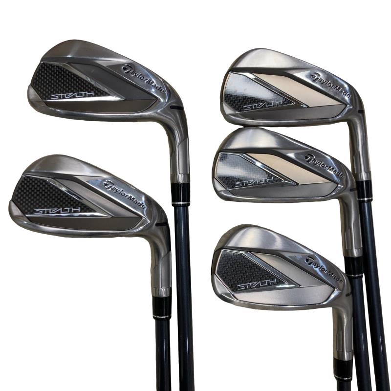 【中古】 テーラーメイド STEALTH 5S アイアンセット IR TENSEI RED TM60(STEALTH IR) (フレックスS) メンズ 男性用 右利き 右用 Cランク ゴルフクラブ