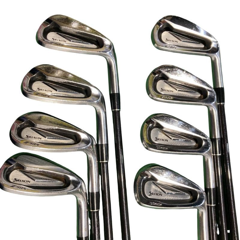 【中古】 ダンロップ SRIXON Z585 8S アイアン仕掛ける IR Miyazaki for IRON (フレックスS) メンズ 成人男性用 右利き 右用 C価値づける ゴルフ野球クラブ