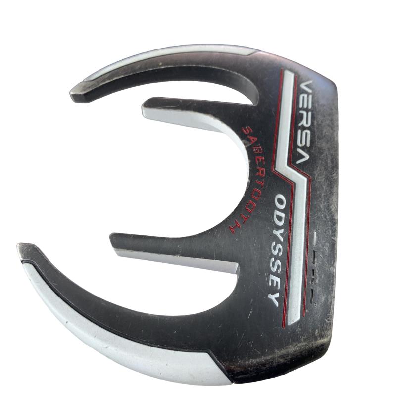 【中古】 オデッセイ VERSA SABERTOOTH ブラック スーパーストローク 33インチ パター PT スチール (フレックスその他) メンズ 男性用 右利き 右用 Cランク ゴルフクラブ