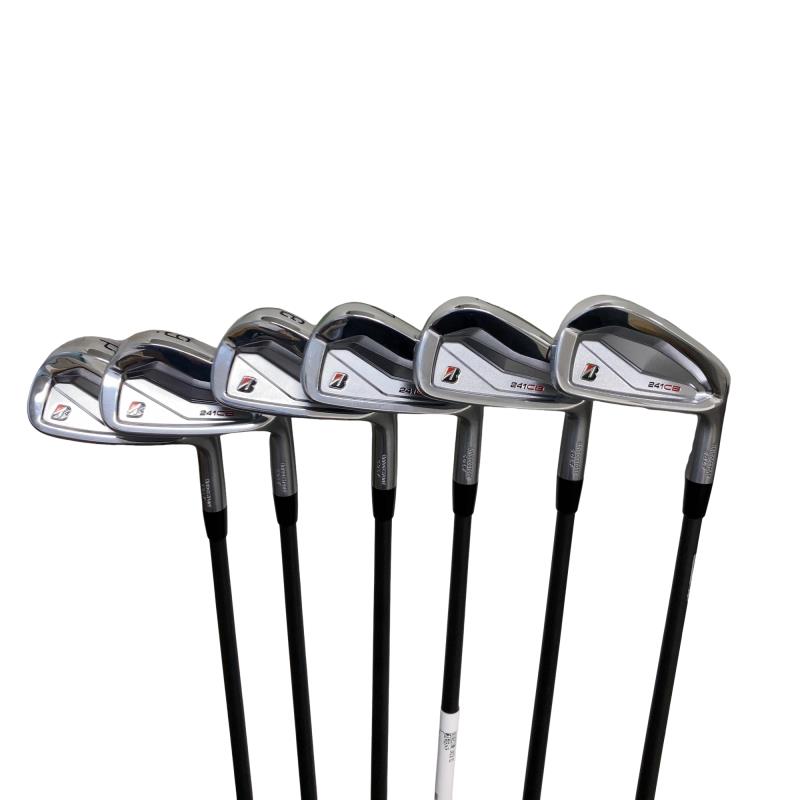 【中古】 ブリヂストン BRIDGESTONE 241CB 6S アイアンセット IR 純正特注シャフト (フレックスS) メンズ 男性用 右利き 右用 Aランク ゴルフクラブ