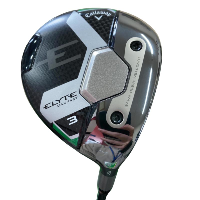【中古】 キャロウェイ ELYTE MAX FAST 3W フェアウェイウッド FW LIN-Q GREEN 40 for CW(ELYTE FW) (フレックスSR) メンズ 成人男性用 右利き 右用 B序列付ける ゴルフ野球クラブ