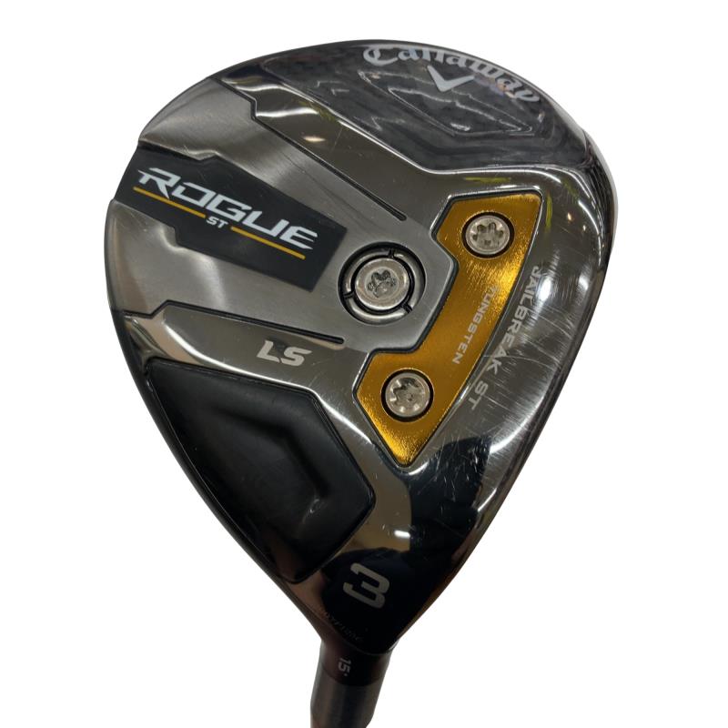 【中古】 キャロウェイ ROGUE ST LS 3W フェアウェイウッド FW リシャフト (フレックスその他) メンズ 男性用 右利き 右用 Cランク ゴルフクラブ