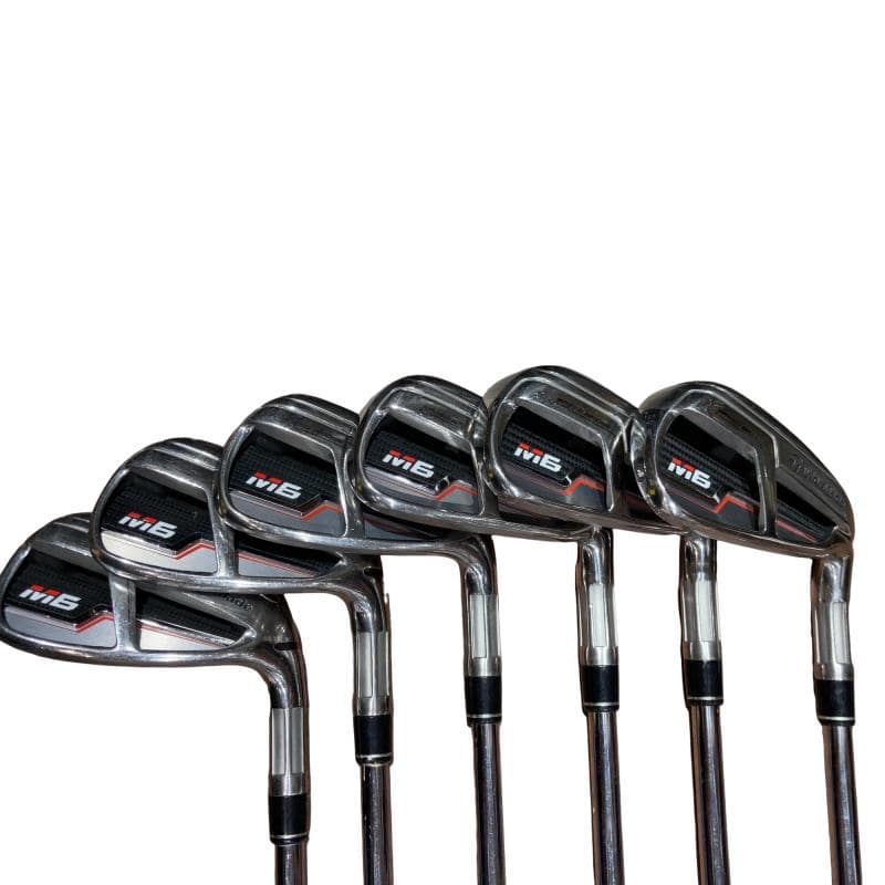 【中古】 テーラーメイド M6 6S アイアンセット IR RE-AX 85 STEEL (フレックスS) メンズ 男性用 右利き 右用 Dランク ゴルフクラブ