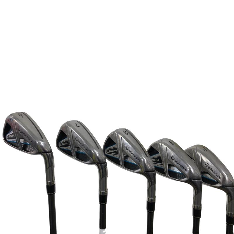【中古】 仕立て屋御手伝いさん SIM MAX  5S アイアン仕掛ける IR TENSEI BLUE TM60(IR) (フレックスS) メンズ 成人男性用 右利き 右用 C序列付ける ゴルフ野球クラブ