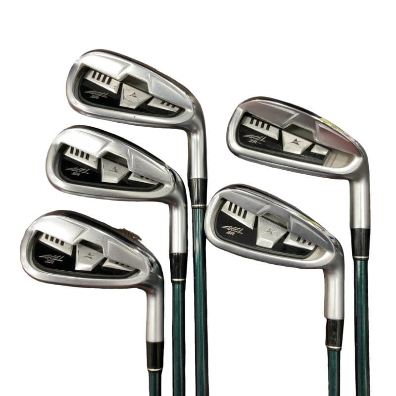 【中古】 つるや AXEL ZR 5S アイアンセット IR AXEL ZR(アイアン) (フレックスR) メンズ 男性用 右利き 右用 Cランク ゴルフクラブ