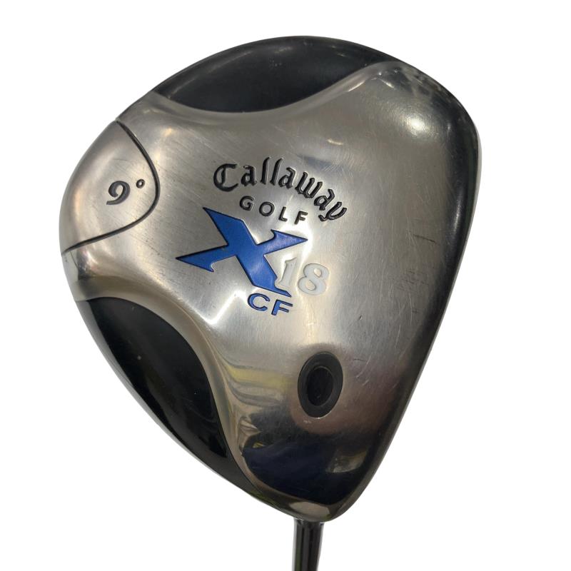 【中古】 キャロウェイ X・18 CF 9° ドライバー DR JV X-SERIES 60 (フレックスSR) メンズ 男性用 右利き 右用 Cランク ゴルフクラブ