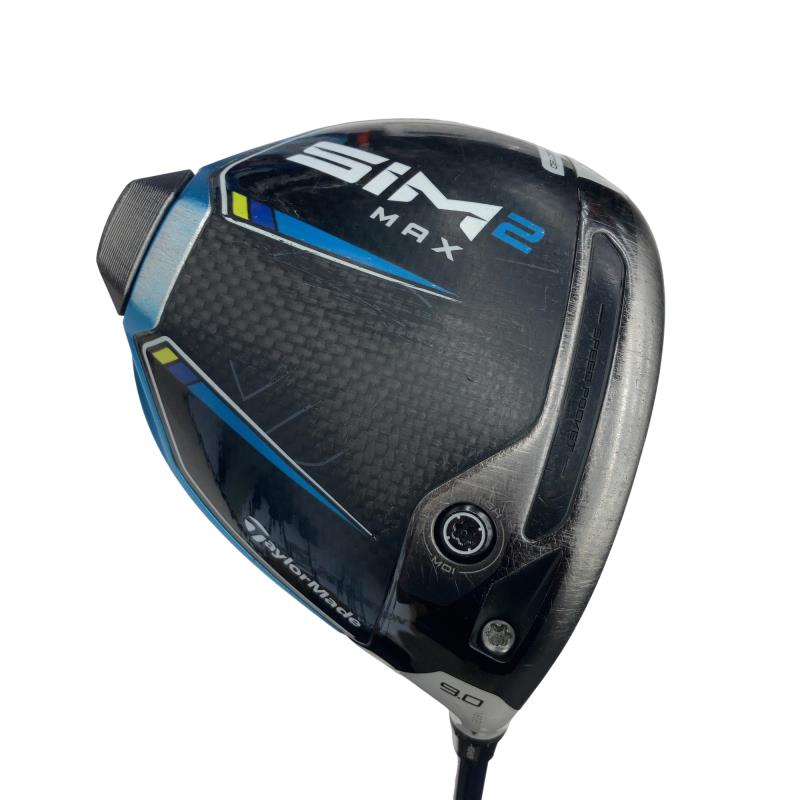 【中古】 テーラーメイド SIM2 MAX 9° ドライバー DR TENSEI BLUE TM50(SIM2 DR) (フレックスS) メンズ 男性用 右利き 右用 Cランク ゴルフクラブ