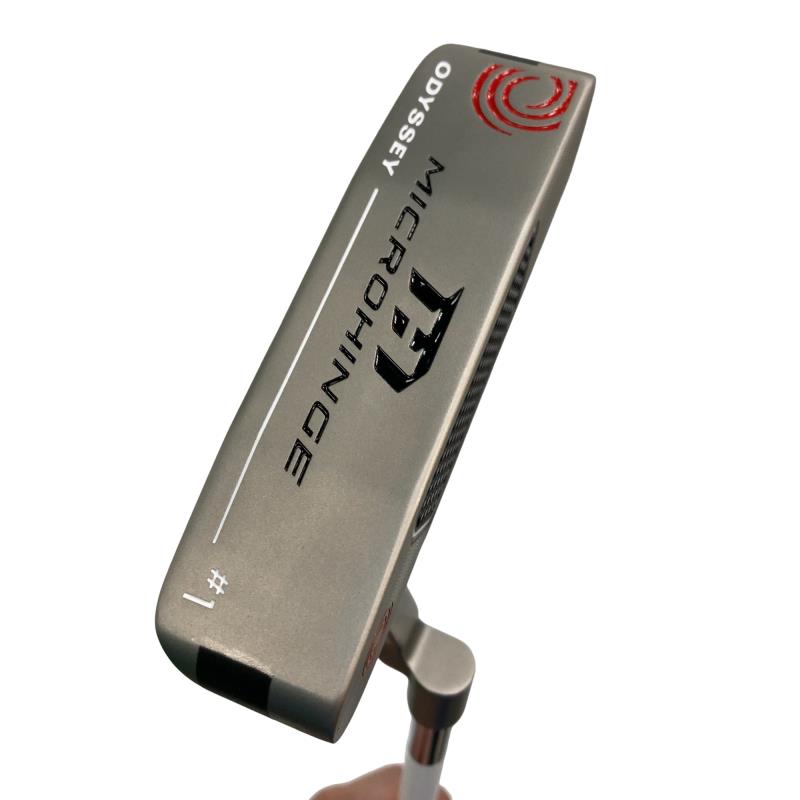 【中古】 オデッセイ MICROHINGE #1 34in パター PT スチール写真 (フレックス余分の物) メンズ 成人男性用 右利き 右用 B序列付ける ゴルフ野球クラブ