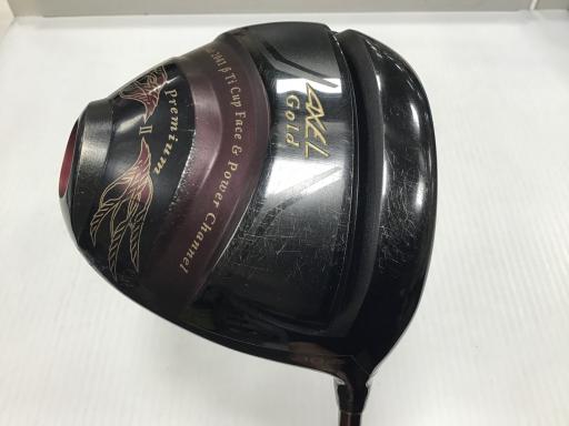 【中古】 つるや AXEL Gold Premium II ブラック 10.5° ドライバー DR AXEL Gold Premium II(ドライバー) (フレックスS) メンズ 男性用 右利き 右用 Cランク ゴルフクラブ