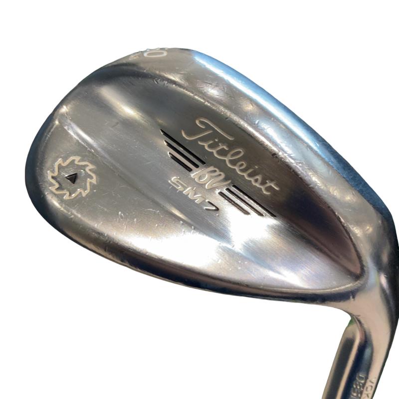 【中古】 タイトリスト VOKEY SPIN MILLED SM7 ツアークロム 60°/08°M ウェッジ WG Dynamic Gold (フレックスS) メンズ 男性用 右利き 右用 Cランク ゴルフクラブ