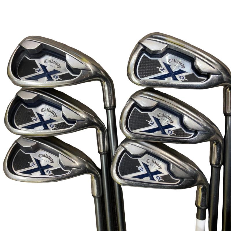 【中古】 キャロウェイ X・20 6S アイアンセット IR X SERIES 60i (フレックスR) メンズ 男性用 右利き 右用 Cランク ゴルフクラブ|ゴルフパートナー 中古クラブ店