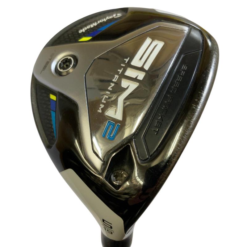 【中古】 テーラーメイド SIM2 5W フェアウェイウッド FW 純正特注シャフト (フレックスS) メンズ 男性用 右利き 右用 Cランク ゴルフクラブ