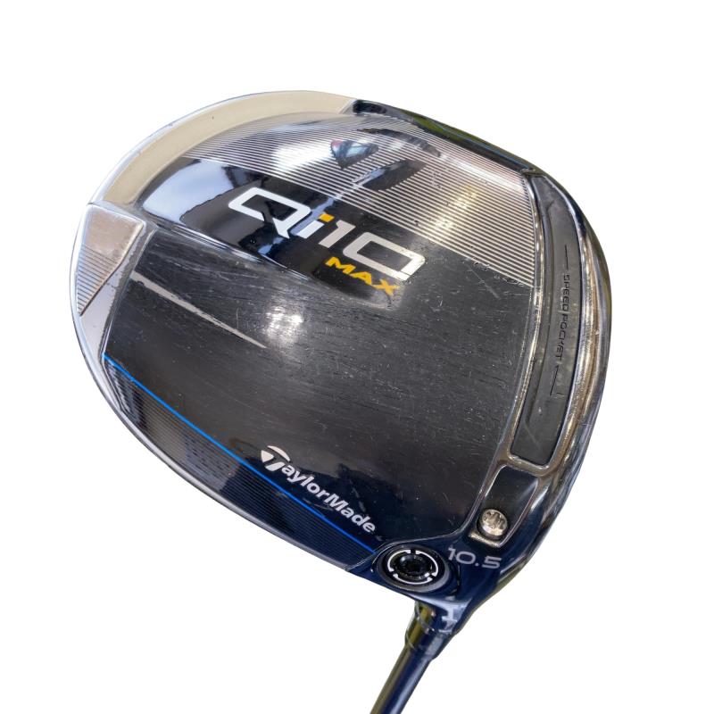 【中古】 テーラーメイド Qi10 MAX 10.5° ドライバー DR Diamana BLUE TM50(Qi10 DR) (フレックスS) メンズ 男性用 右利き 右用 Cランク ゴルフクラブ
