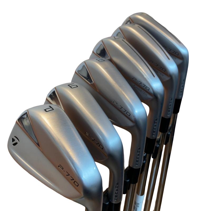 【中古】 テーラーメイド Taylor Made P・770(2023) 6S アイアンセット IR 純正特注シャフト (フレックスS) メンズ 男性用 右利き 右用 Cランク ゴルフクラブ