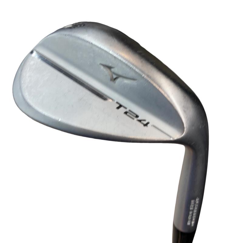 【中古】 ミズノ Mizuno T24(ソフトホワイトサテン) 58°/08° C ウェッジ WG Dynamic Gold (フレックスS) メンズ 成人男性用 右利き 右用 C位置づける ゴルフ野球クラブ