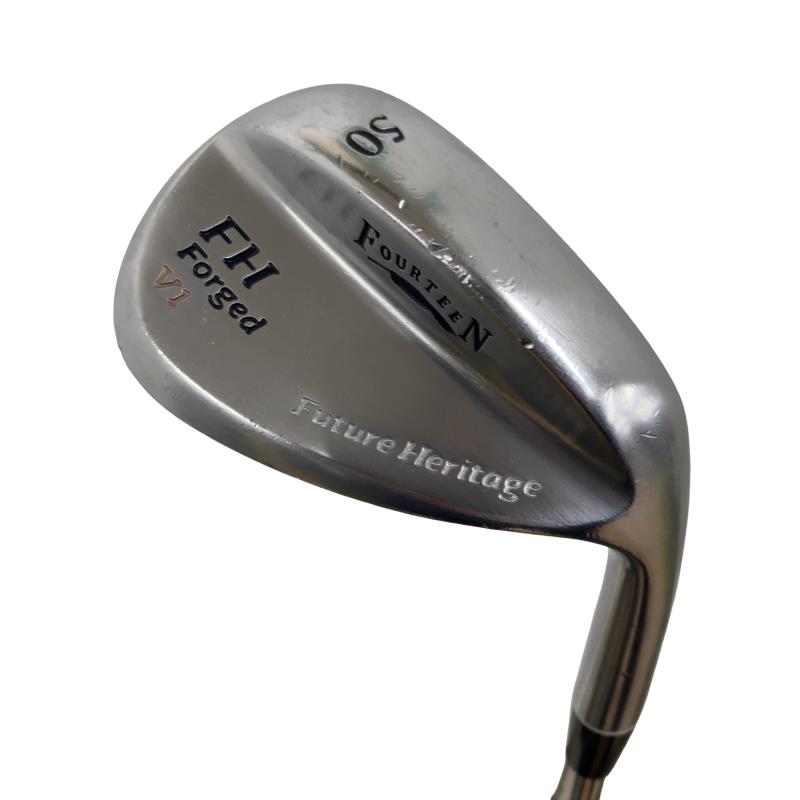 【中古】 フォーティーン FH Forged V1 ニッケルクロムメッキ 50° ウェッジ WG 純正特注シャフト (フレックスその他) メンズ 男性用 右利き 右用 Cランク ゴルフクラブ