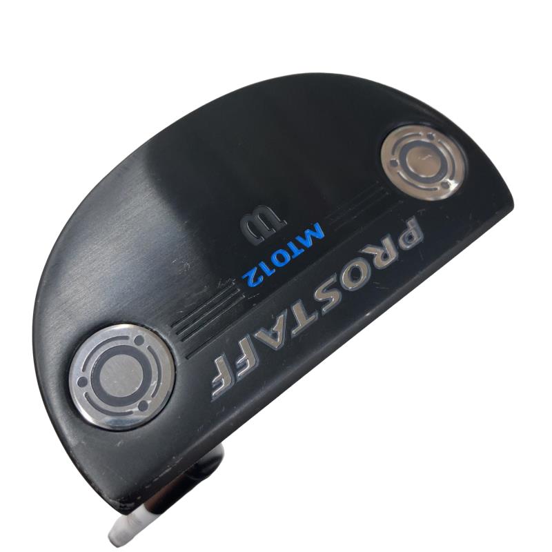 【中古】 ウィルソン PROSTAFF MT012 34in パター PT スチール写真 (フレックス余分の物) メンズ 成人男性用 右利き 右用 C位置づける ゴルフ野球クラブ