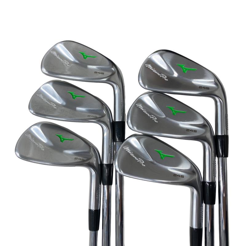 【中古】 ミズノ Mizuno Pro 245 6S アイアンセット IR 純正特注シャフト (フレックスS) メンズ 男性用 右利き 右用 Cランク ゴルフクラブ|ゴルフパートナー 中古クラブ店