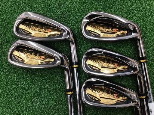【中古】 特価メーカー IDATEN X 5S アイアンセット IR NS PRO ZELOS 7 (フレックスR) メンズ 男性用 右利き 右用 Cランク ゴルフクラブ