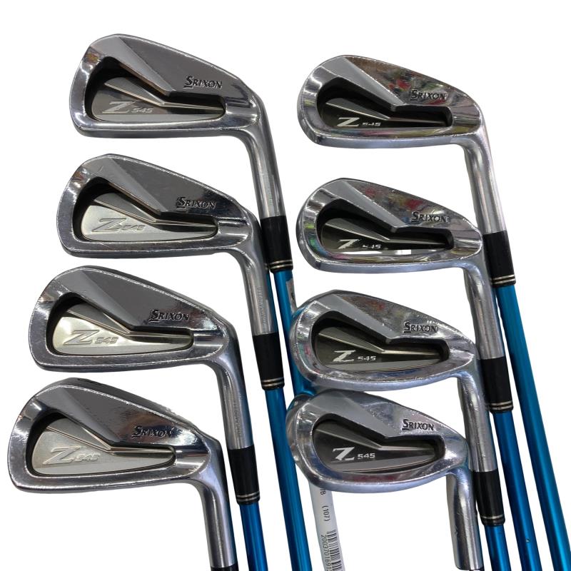 【中古】 ダンロップ SRIXON Z545 8S アイアンセット IR Miyazaki Kosuma Blue(水) Iron (フレックスSR) メンズ 男性用 右利き 右用 Cランク ゴルフクラブ