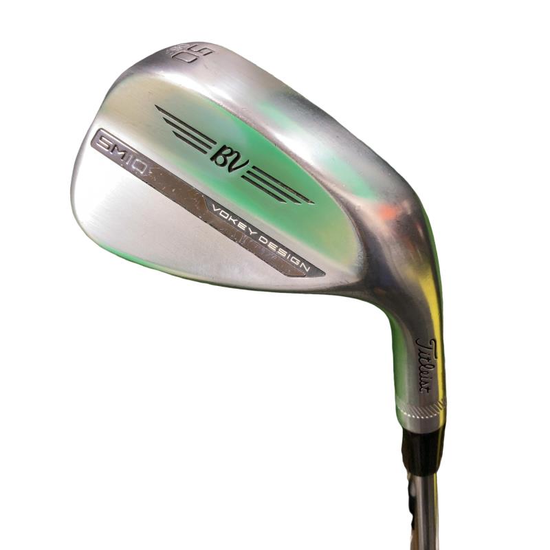 【中古】 タイトリスト VOKEY SPIN MILLED SM10 ツアークロム 50°/08°F ウェッジ WG NS PRO 950GH neo (フレックスS) メンズ 男性用 右利き 右用 Cランク ゴルフクラブ