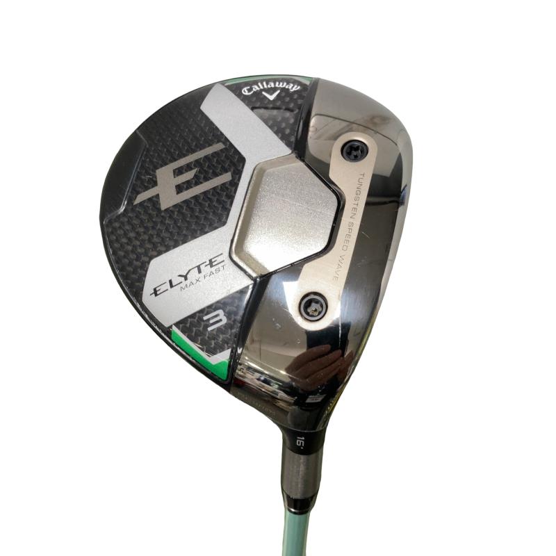 【中古】 キャロウェイ ELYTE MAX FAST 3W レディース フェアウェイウッド FW LIN-Q GREEN 40 for CW(ELYTE FW) (フレックスL) レディース 亭主もち用 右利き 右用 C位置づける ゴルフ野球クラブ