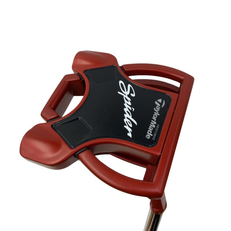 【中古】 仕立て屋御手伝いさん Spider RED スモールスラント 34in パター PT スチール写真 (フレックス余分の物) メンズ 成人男性用 右利き 右用 B序列付ける ゴルフ野球クラブ