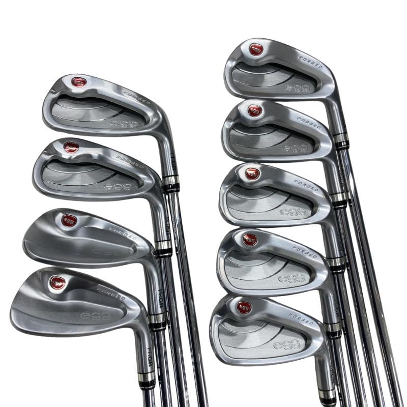 【中古】 プロギア egg FORGED(2019) 9S アイアンセット IR スチール (フレックスR) メンズ 男性用 右利き 右用 Cランク ゴルフクラブ