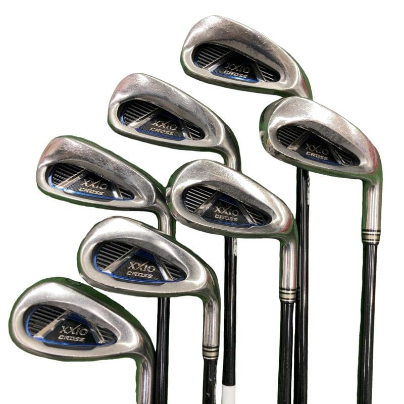 【中古】 ダンロップ XXIO CROSS 9S アイアン仕掛ける IR XXIO MH1000 (フレックスR) メンズ 成人男性用 右利き 右用 C序列付ける ゴルフ野球クラブ