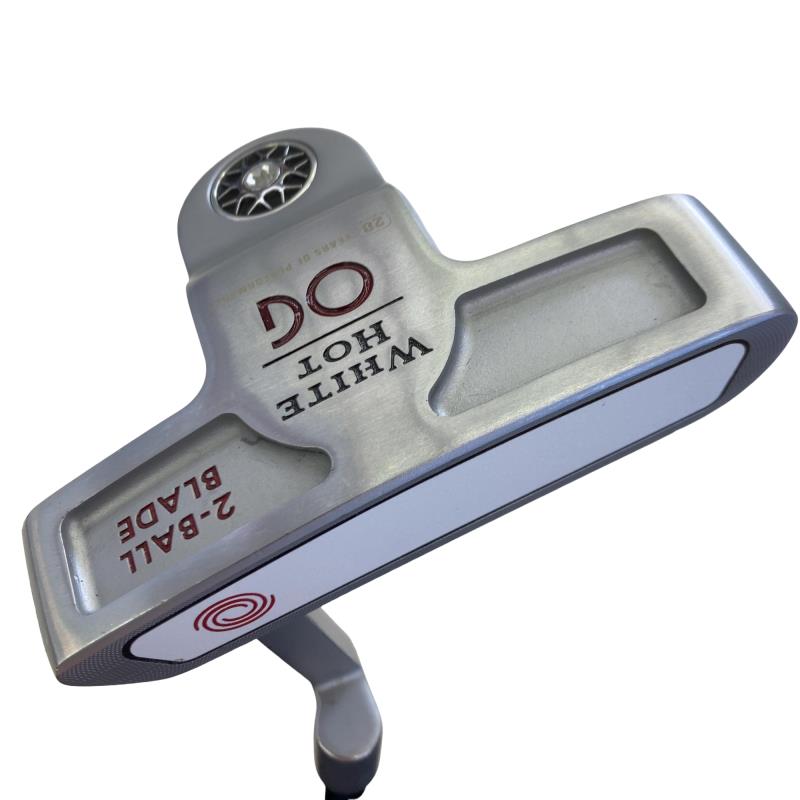 【中古】 オデッセイ WHITE HOT OG 2-BALL BLADE 34インチ パター PT スチール (フレックスその他) メンズ 男性用 右利き 右用 Cランク ゴルフクラブ