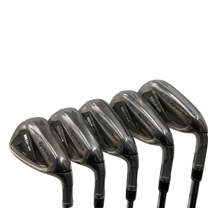 【中古】 テーラーメイド SIM2 MAX 5S アイアンセット IR KBS MAX MT85 JP (フレックスS) メンズ 男性用 右利き 右用 Cランク ゴルフクラブ